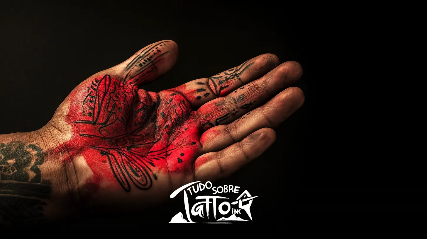 Apresentando uma tradição - tatuagens masculinas realistas na mão