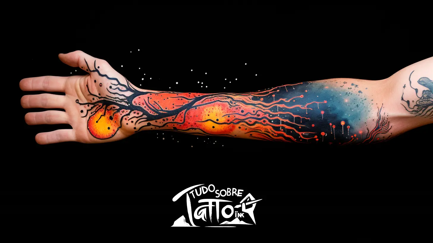 O papel do tatuador aquarela na indústria da tatuagem
