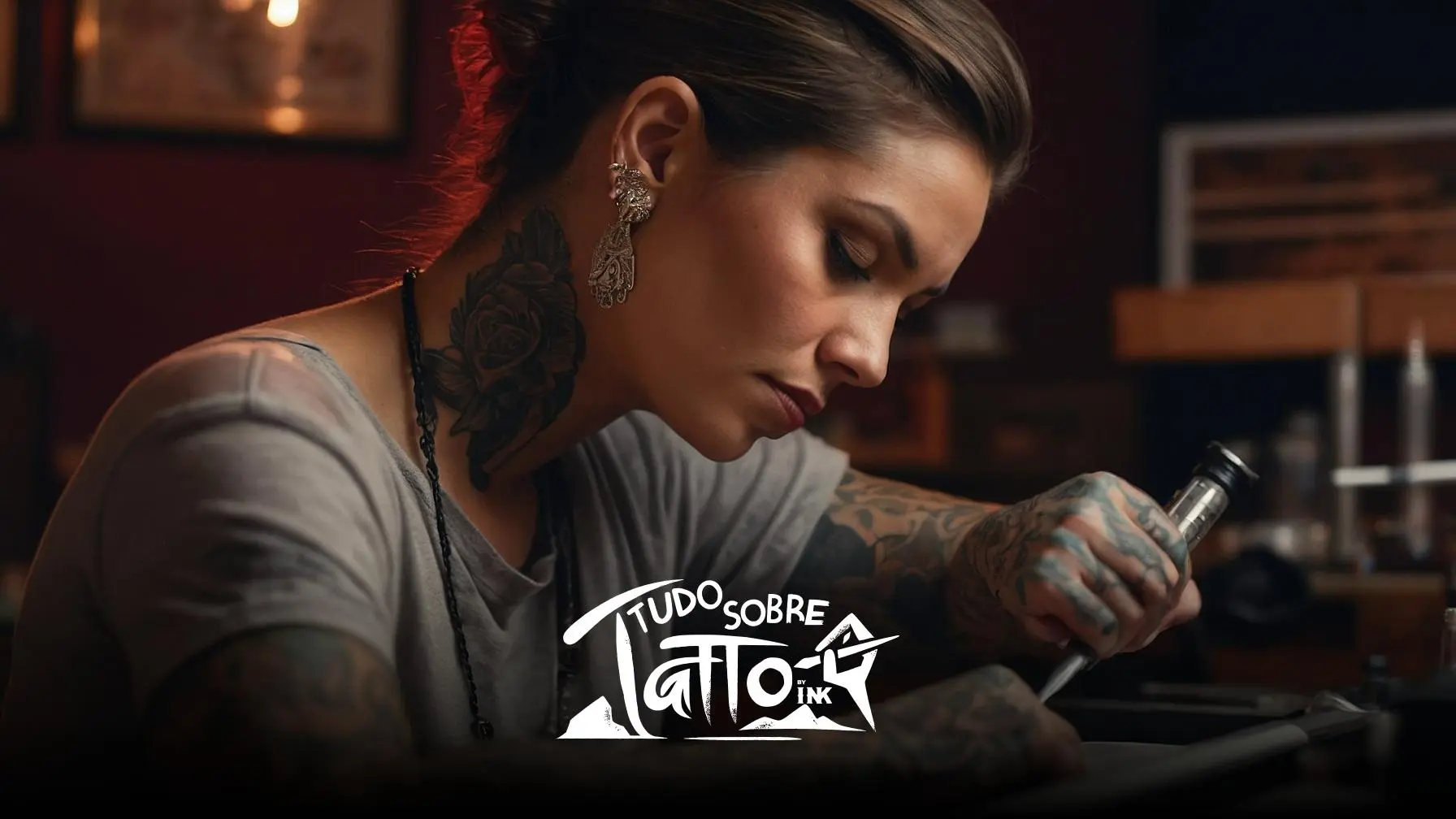 Passo a passo para criar uma tatuagem no estilo pointillism